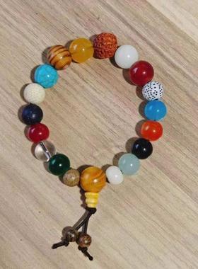 2026新款十八籽串念珠盘玩七彩手链女新中式小众设计ins复古转运