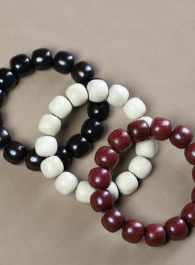 2026绿檀小叶紫檀黄花梨金丝楠绿檀檀香木老型桶珠算盘枣珠绕指柔