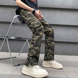 2023春夏美式高街潮迷彩排扣工装男女休闲裤611-3K762P60，男装休闲裤，星座1218（原611-3）