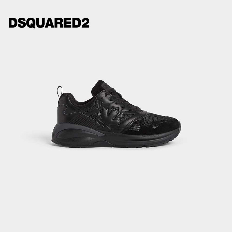 DSQUARED2/D2次方 男士纯色时尚休闲运动鞋图片