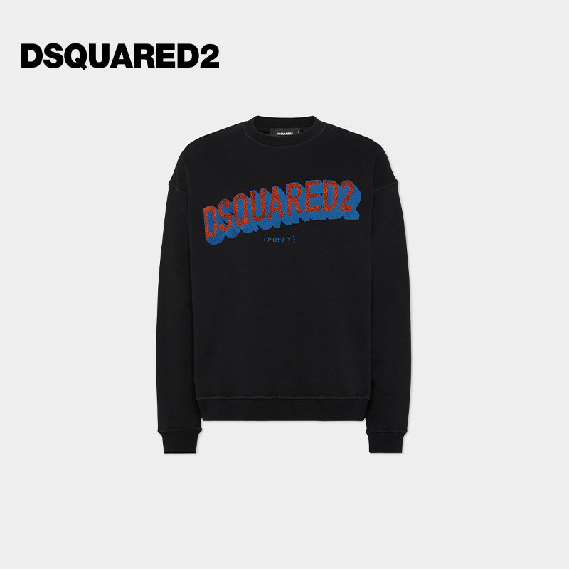 DSQUARED2/D2次方 男士休闲宽松卫衣上衣图片
