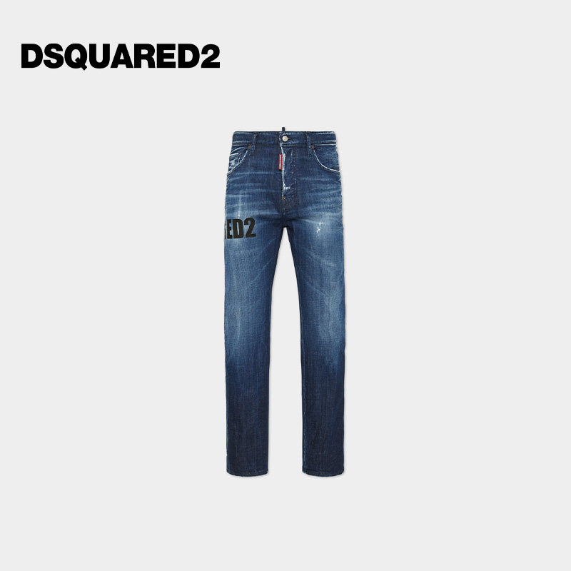 【新品】DSQUARED2/D2次方 2025秋冬男士直筒牛仔裤642 Jeans,男装,牛仔裤,淘宝优惠券,粉丝福利购,淘宝优惠卷