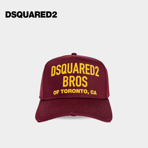 【低至5折】DSQUARED2/D2次方 男士字母徽标印花棉质棒球帽