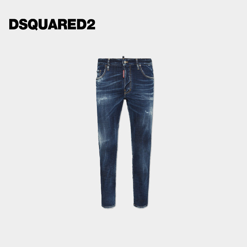 DSQUARED2/D2次方 男士复古牛仔裤Skater Jeans图片