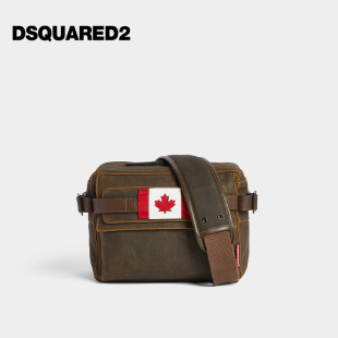 D2次方 DSQUARED2 秋冬系列 男士 潮流单肩斜挎包 时尚 4折