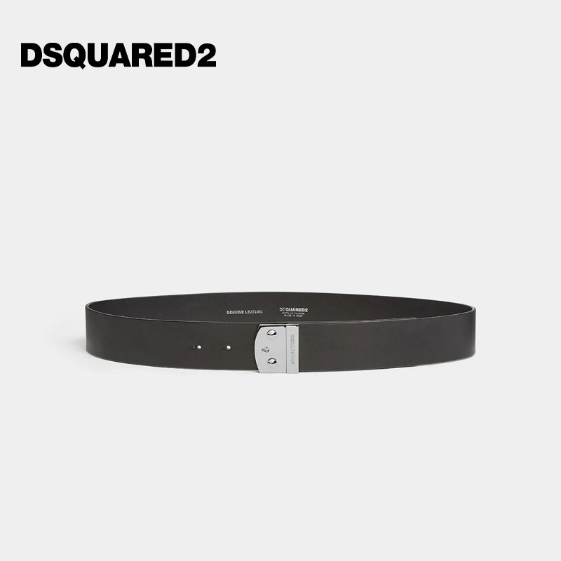DSQUARED2/D2次方 女士字母徽标皮革腰带图片