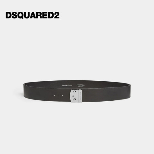 DSQUARED2/D2次方 女士字母徽标皮革腰带
