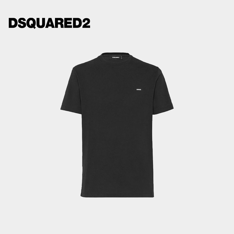 【低至5折】DSQUARED2/D2次方 男士简约棉质圆领短袖T恤