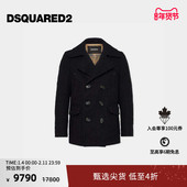 男士 DSQUARED2 D2次方 简约双排扣大衣外套