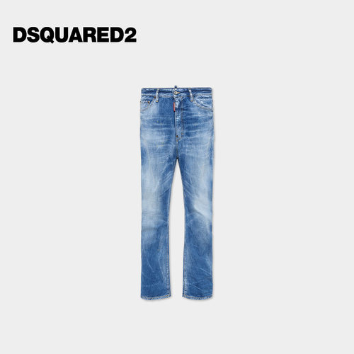 【5折】DSQUARED2/D2次方  男士直筒休闲水洗牛仔裤Bro Jean