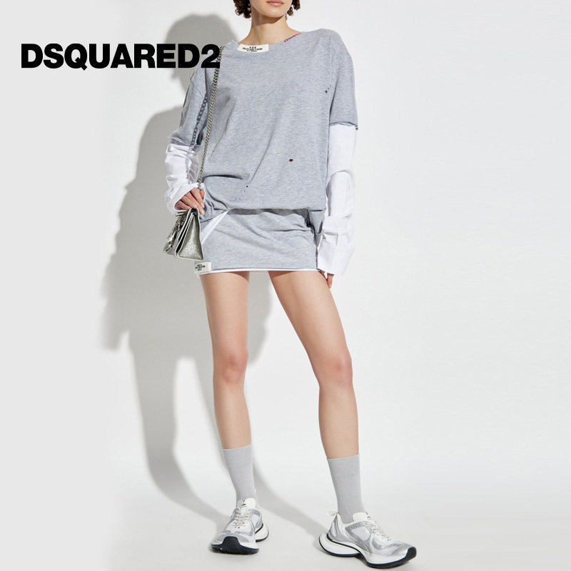 DSQUARED2/D2次方 女士日常休闲棉质短裙