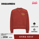 2025秋冬男士 DSQUARED2 D2次方 宽松圆领套头卫衣上衣