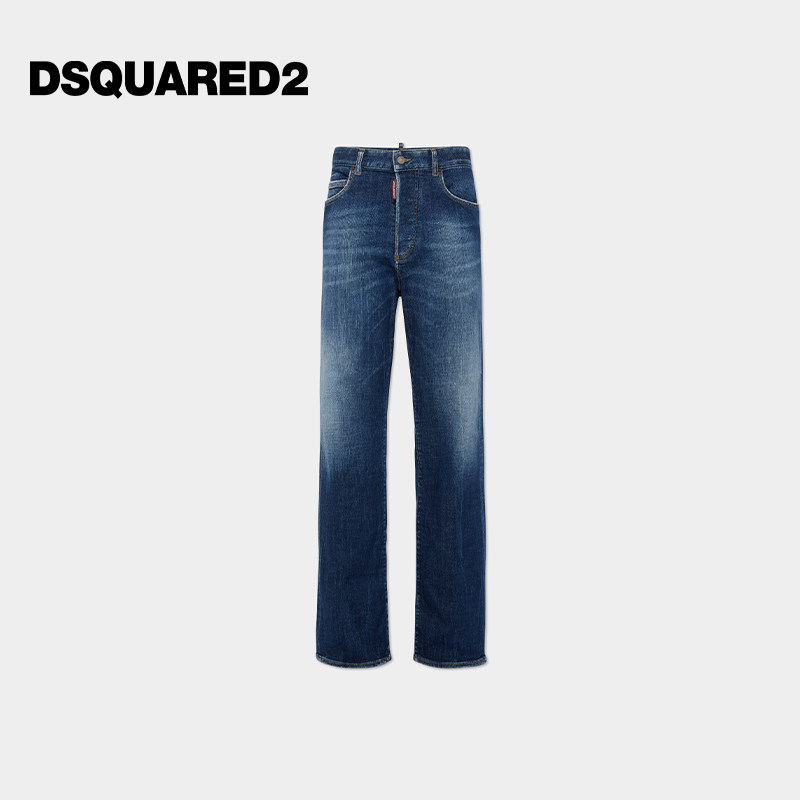 【低至5折】DSQUARED2/D2次方 秋冬女士直筒宽松牛仔裤SAN DIEGO