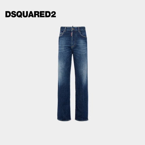 【5折】DSQUARED2/D2次方 秋冬女士直筒宽松牛仔裤SAN DIEGO
