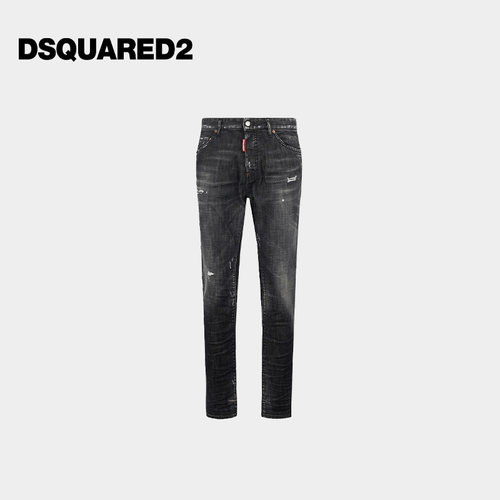 【春夏新品】DSQUARED2/D2次方2026春夏男士修身牛仔裤TeddyJeans