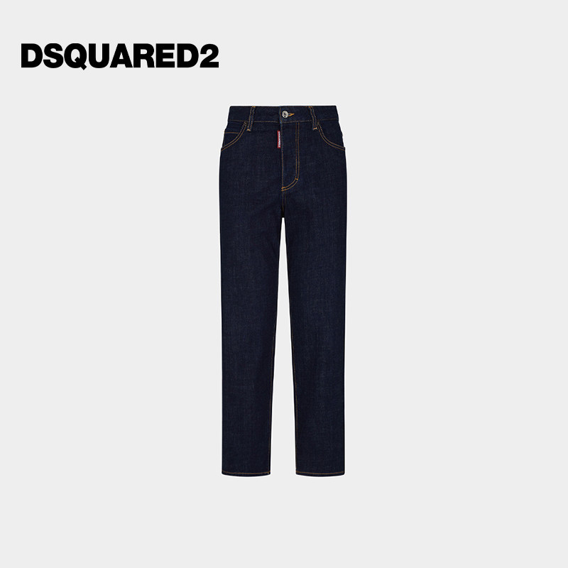 DSQUARED2/D2次方 女士休闲直筒时尚牛仔裤图片