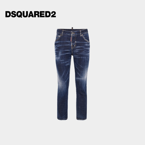 DSQUARED2/D2次方 秋冬女士修身牛仔裤COOL GIRL