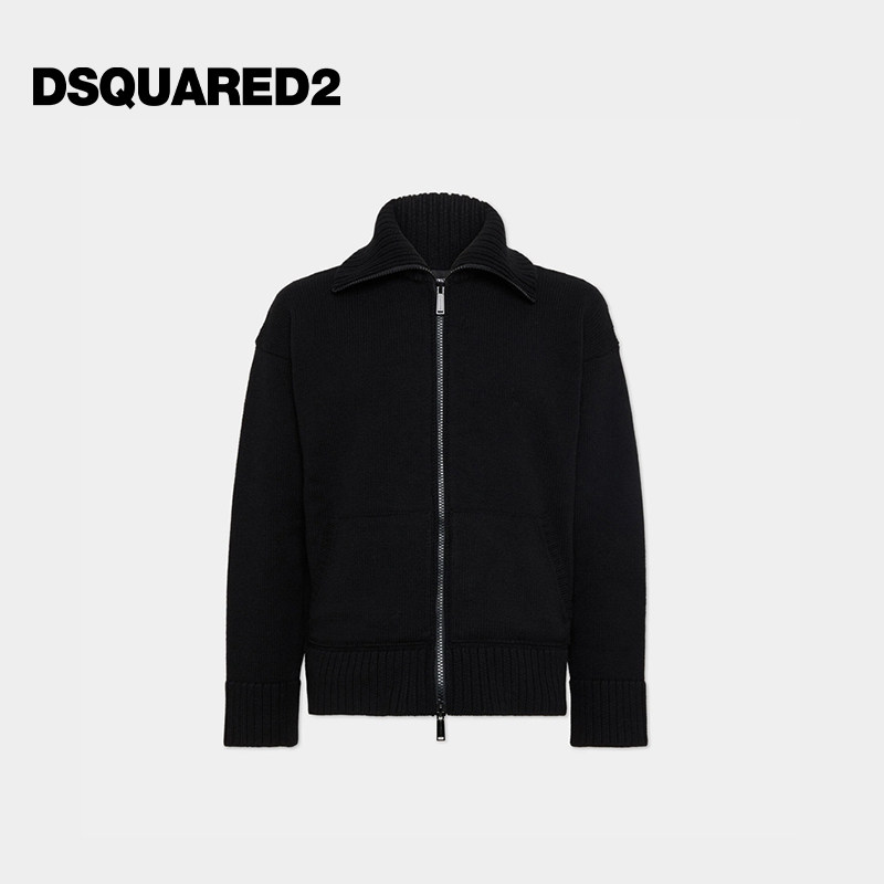 DSQUARED2/D2次方 男士羊毛针织开衫