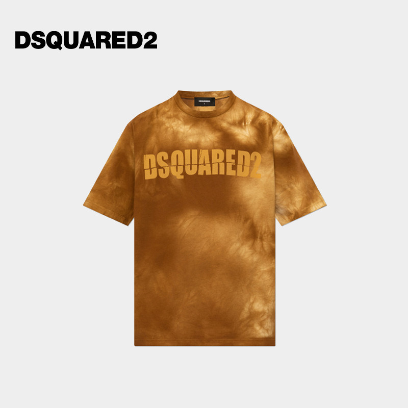 DSQUARED2/D2次方 男士日常时尚圆领短袖T恤图片