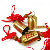 客厅阳台户外门挂件装 慈缘正堂 铜风铃挂饰车内车载工艺品 饰礼物