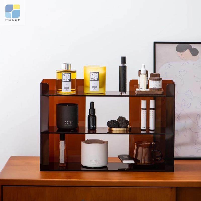 欧式轻奢三层亚克力置物架水杯子收纳架化妆品香水香薰桌面收纳柜,收纳整理,整理架/置物架/收纳架,淘宝优惠券,粉丝福利购,淘宝优惠卷
