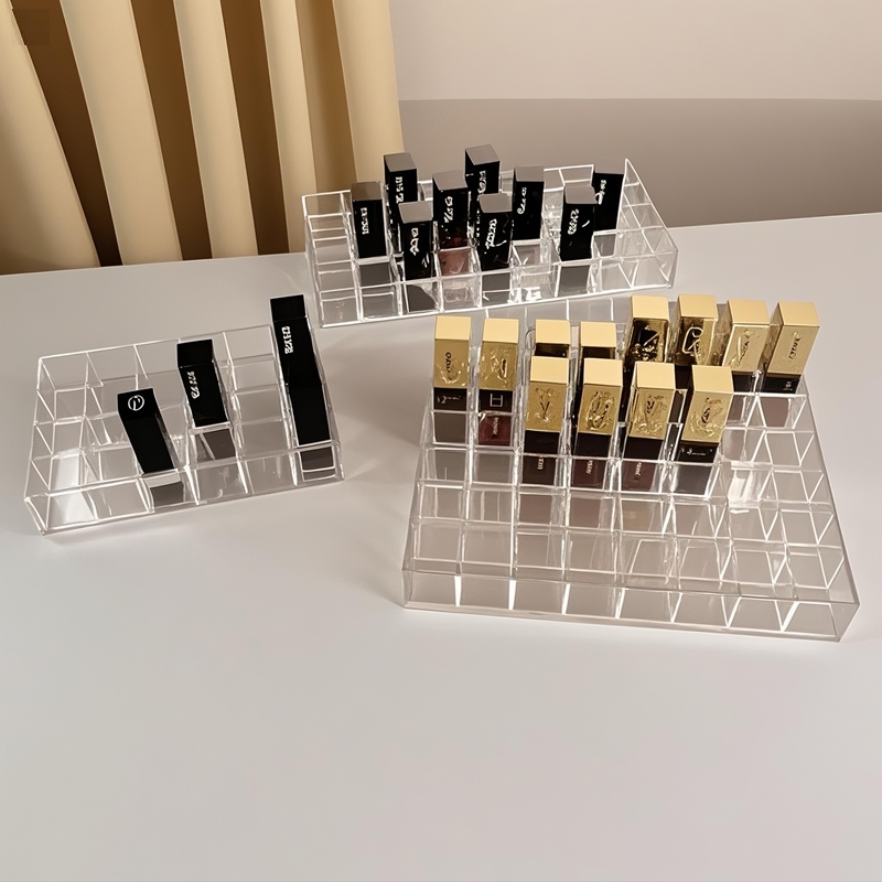 亚克力透明收纳盒化妆品置物架