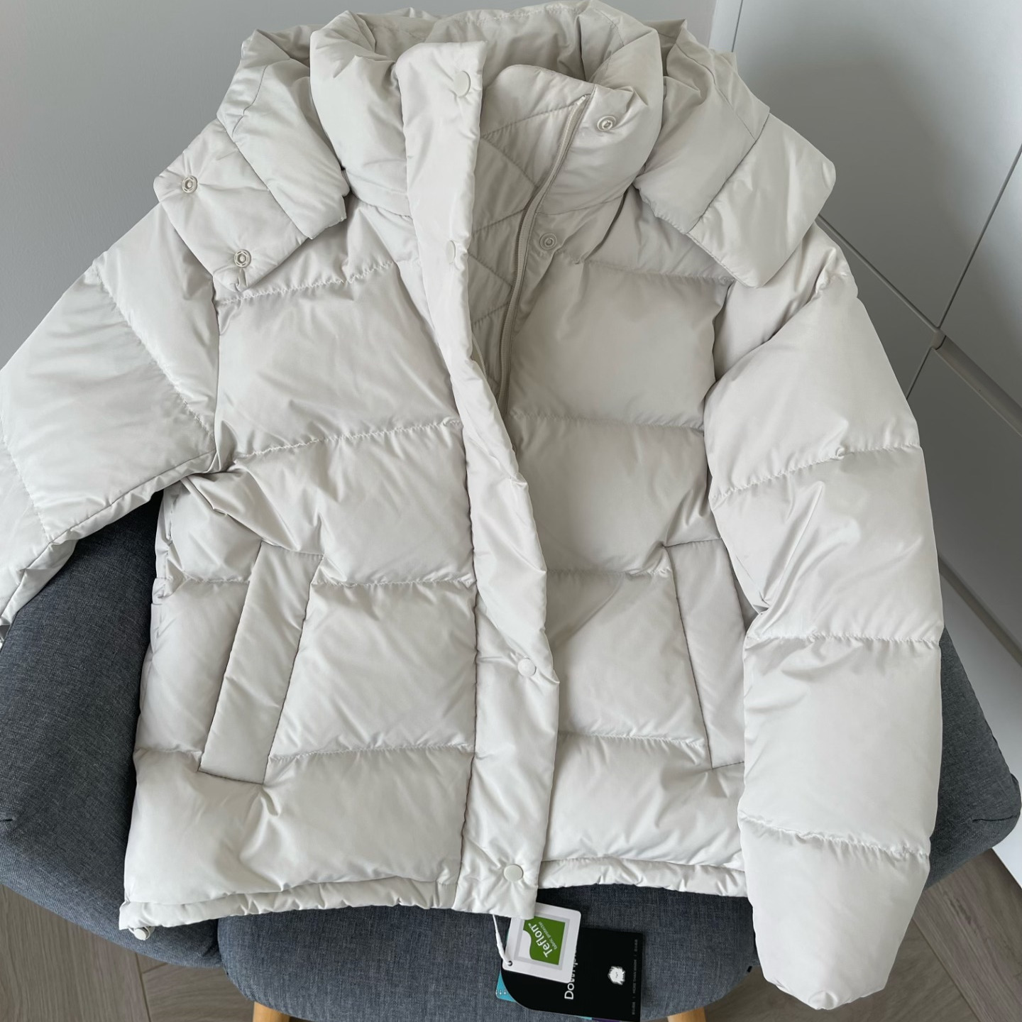 可溯源三星90白鸭绒加厚保暖外套