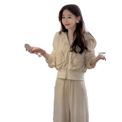 时尚洋气两件套休闲运动套装