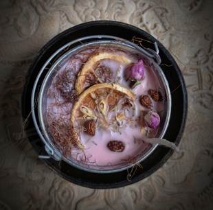 酋长摆摊   粉衣教主·   原创香薰蜡烛 草药许愿 室内香氛