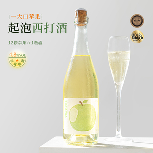 西班牙一大口苹果西打起泡酒Cider微醺气泡酒果酒 清甜脆爽青苹果