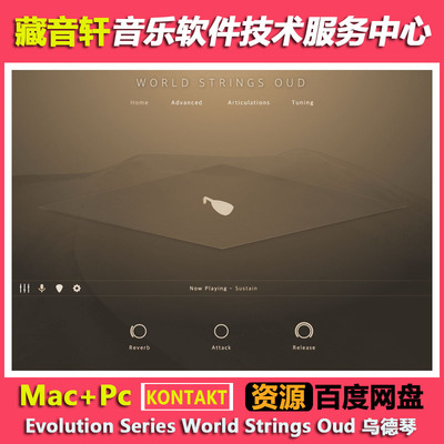 Evolution Series World Strings Oud KONTAKT乌德琴中东弹拨乐器