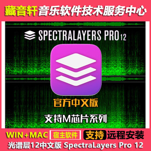 光谱层12人声乐器提取软件SpectraLayers Pro12官方中文版WIN+MAC
