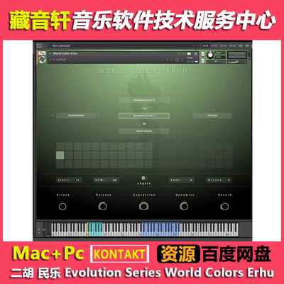 二胡 中国民乐音色Evolution Series World Colors Erhu KONTAKT