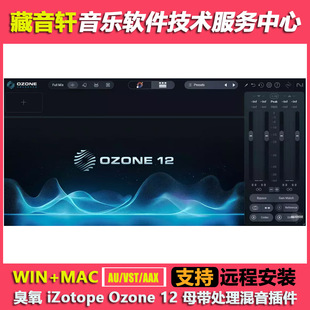 臭氧iZotope Ozone12一键智能母带处理效果器后期混音插件WIN+MAC