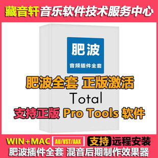 正版激活 肥波插件2025 混音效果器全套WIN+MAC 支持正版ProTools