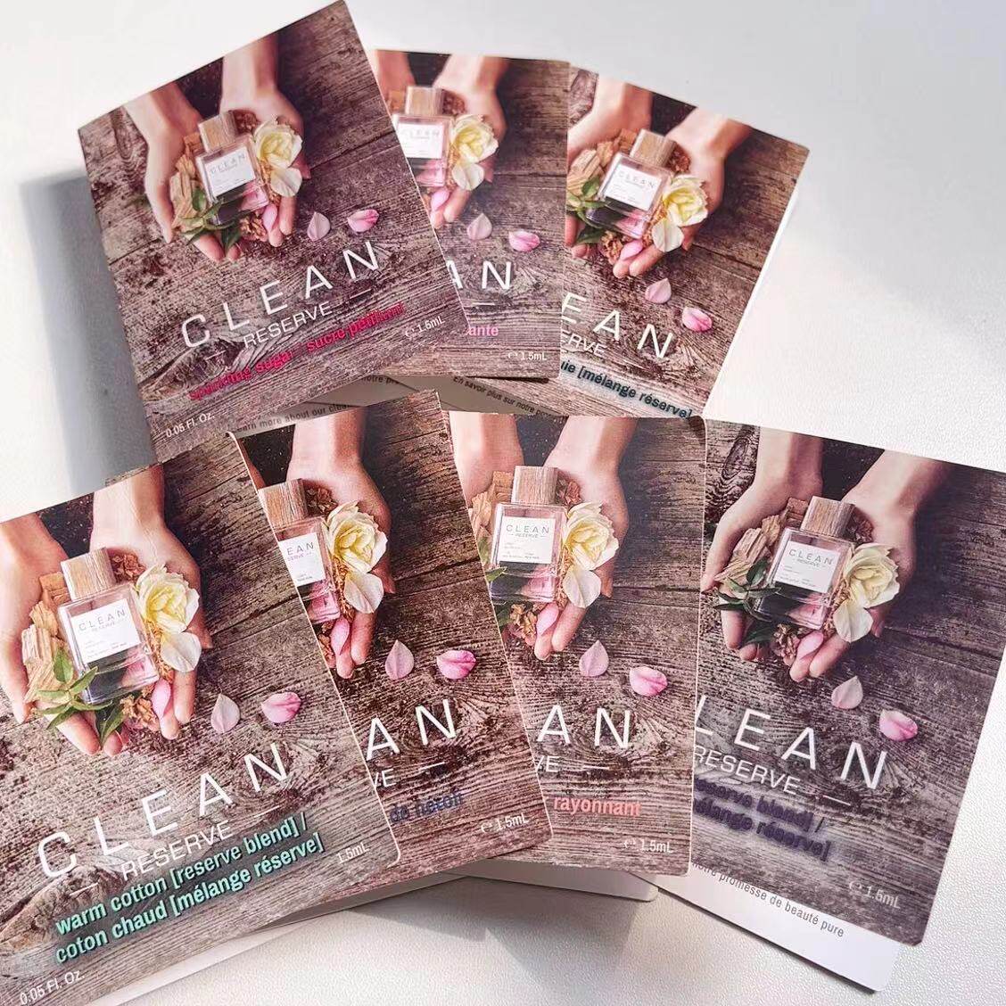 包邮clean洁净试管香水栀子花玫瑰/肌肤之亲/彩砂糖/暖棉 1.5ml