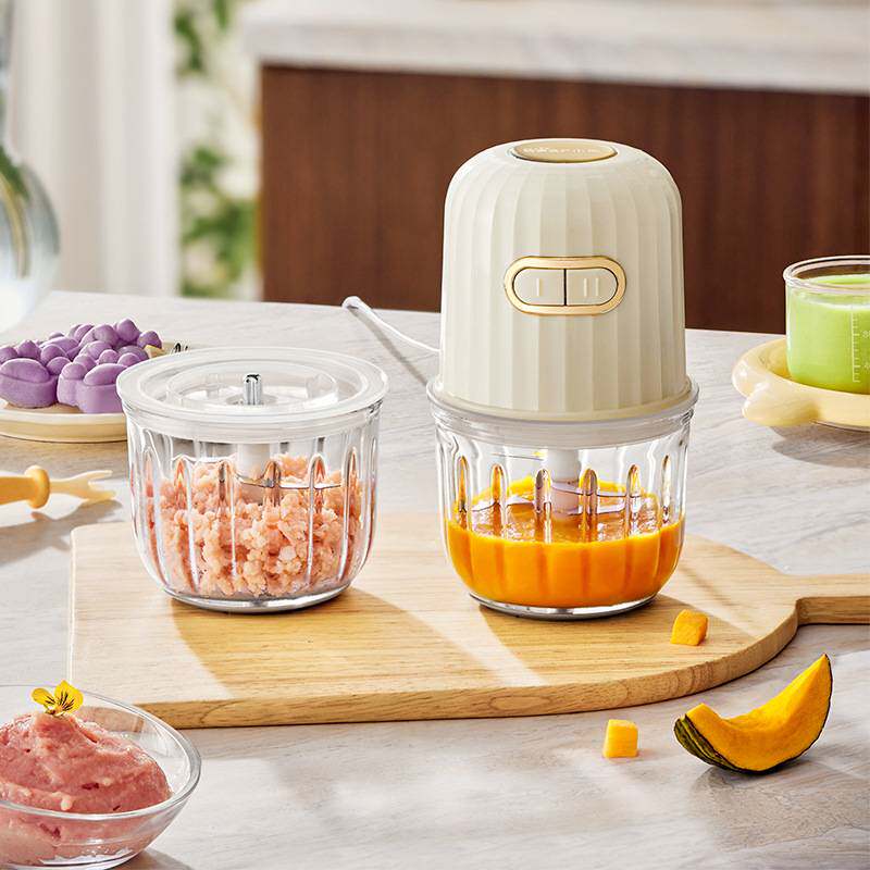 官网品牌小熊辅食机SJJ-F02M1婴儿料理宝宝小型破壁搅碎多功能幼