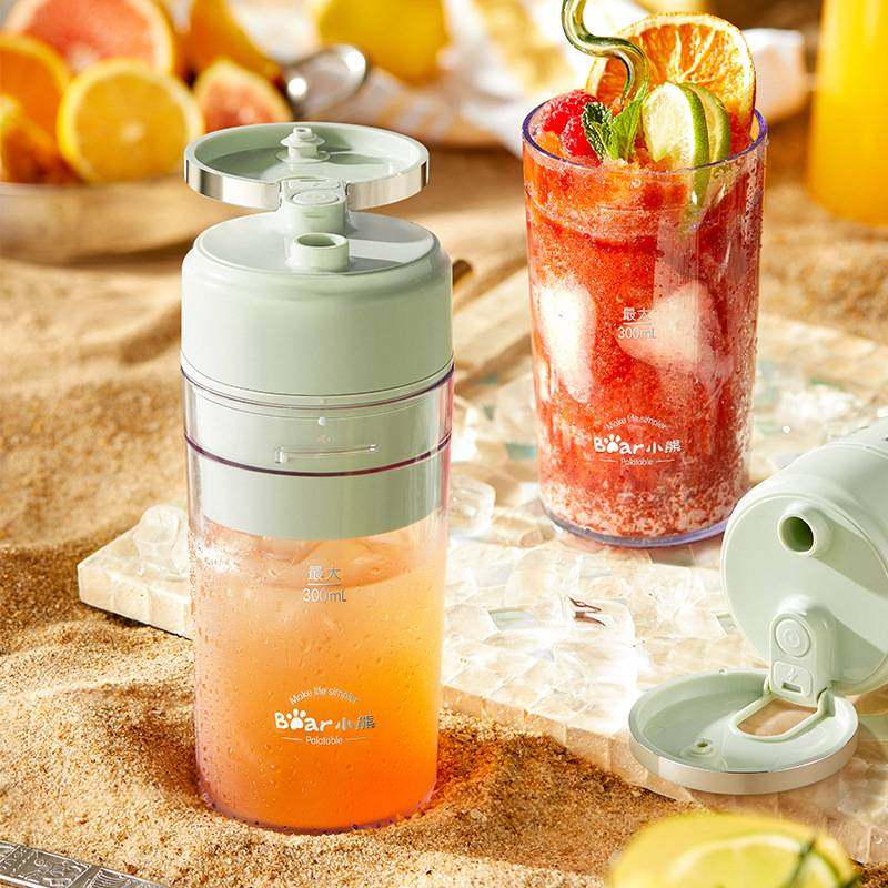 官方正品小熊碎冰榨汁机LLJ-E03U1家用小型便携榨汁杯电动搅拌碎