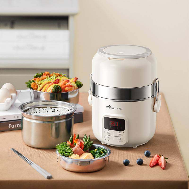 官网品牌小熊电热饭盒DFH-B20J1保温热饭菜神器便携式可插电蒸煮