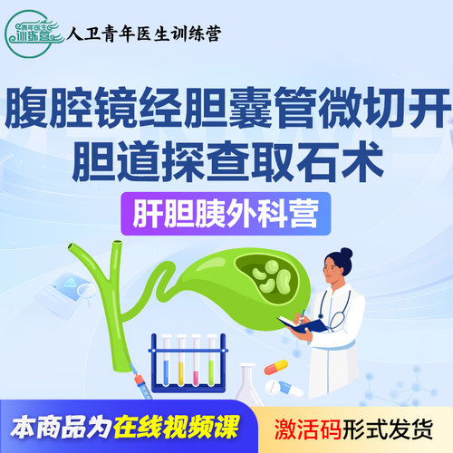 人卫青年医生训练营肝胆胰外科系列课