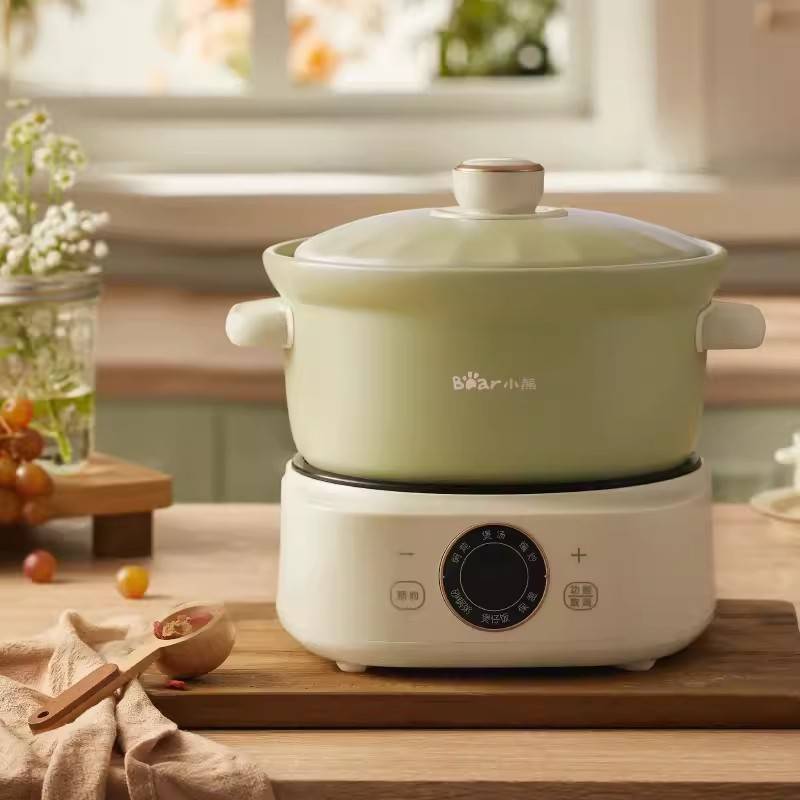 正品小熊电砂锅DSG-D30S1家用电炖锅炖盅煮粥煲汤多功能全自动养