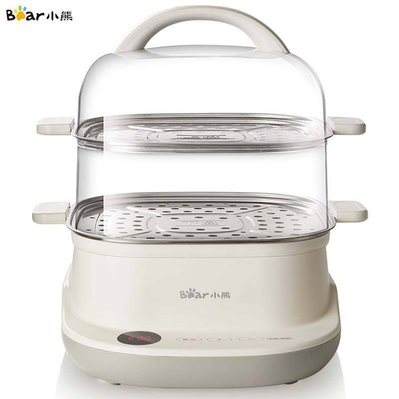 正品Bear/小熊电蒸锅DZG-C60T7 家用小型双层可定时多功能蒸笼早