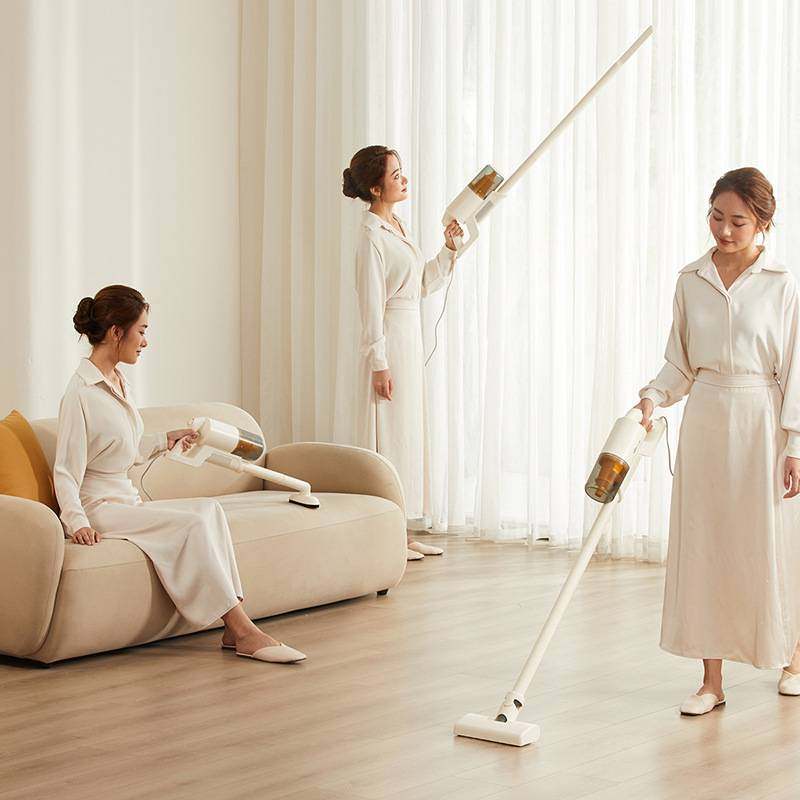 正品小熊吸尘器XCQ-E06F1 大吸力手持小型强力吸拖一体吸尘机宠物