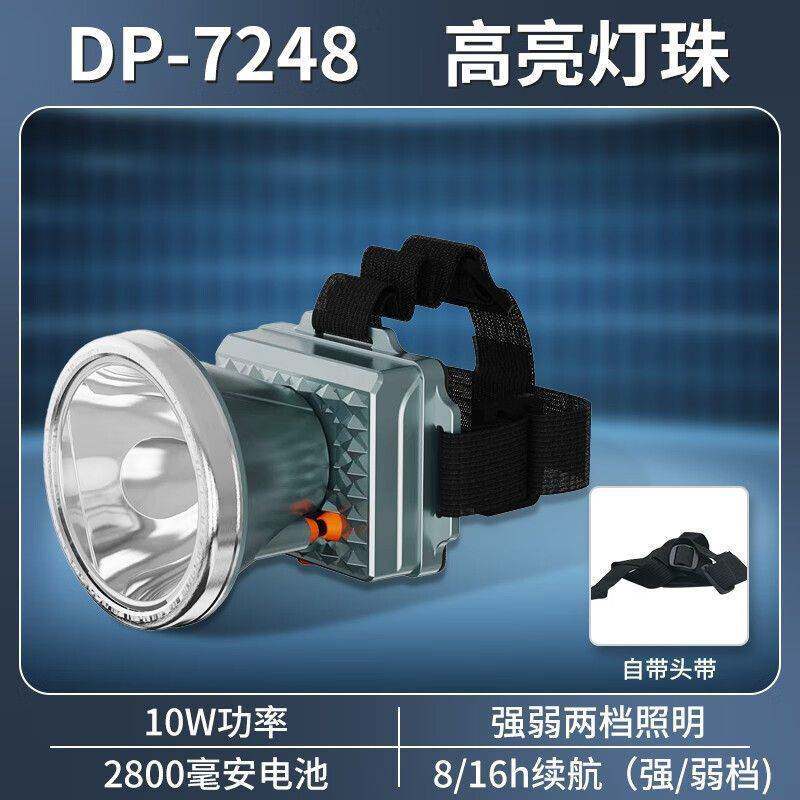 官方DP久量头灯强光超长续航 头戴式电筒工作矿灯户外钓鱼夜钓灯7