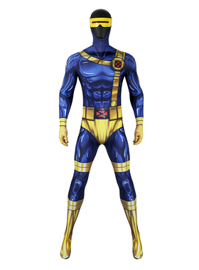 现货时觉XMEN97X战警97镭射眼斯科特萨默斯cosplay紧身衣J24004BA