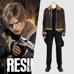 时觉生化危机4 重制版 李昂同款cos服Resident Evil 4游戏服5273