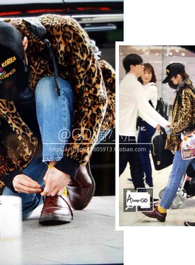 GD权志龙同款高级复古水洗牛仔裤男士直筒宽松春季潮流休闲九分裤