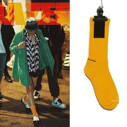 pmo权志龙同款中筒袜子