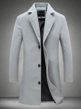 Autumn long Jackets winter Jacket Men for Trench Coat Mens
