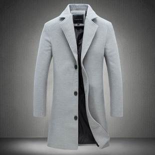 Autumn long Jackets winter Jacket Men for Trench Coat Mens